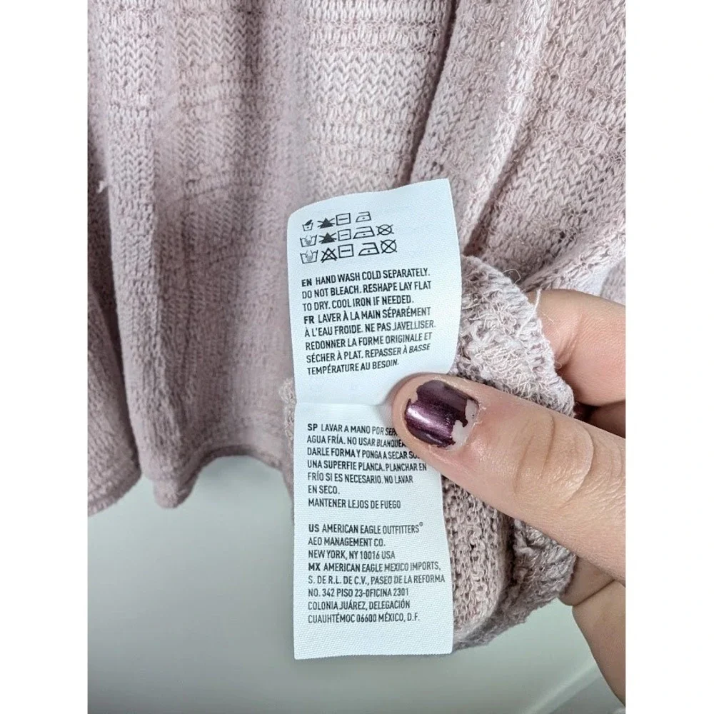 American Eagle‎ Babydoll Top Size Small Knit Pastel Fairy Y2K Feminine Coquette